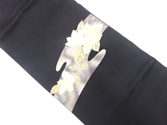 JAPANESE NAGOYA OBI / WOVEN BRANCH FLOWER / ARTIST WORK